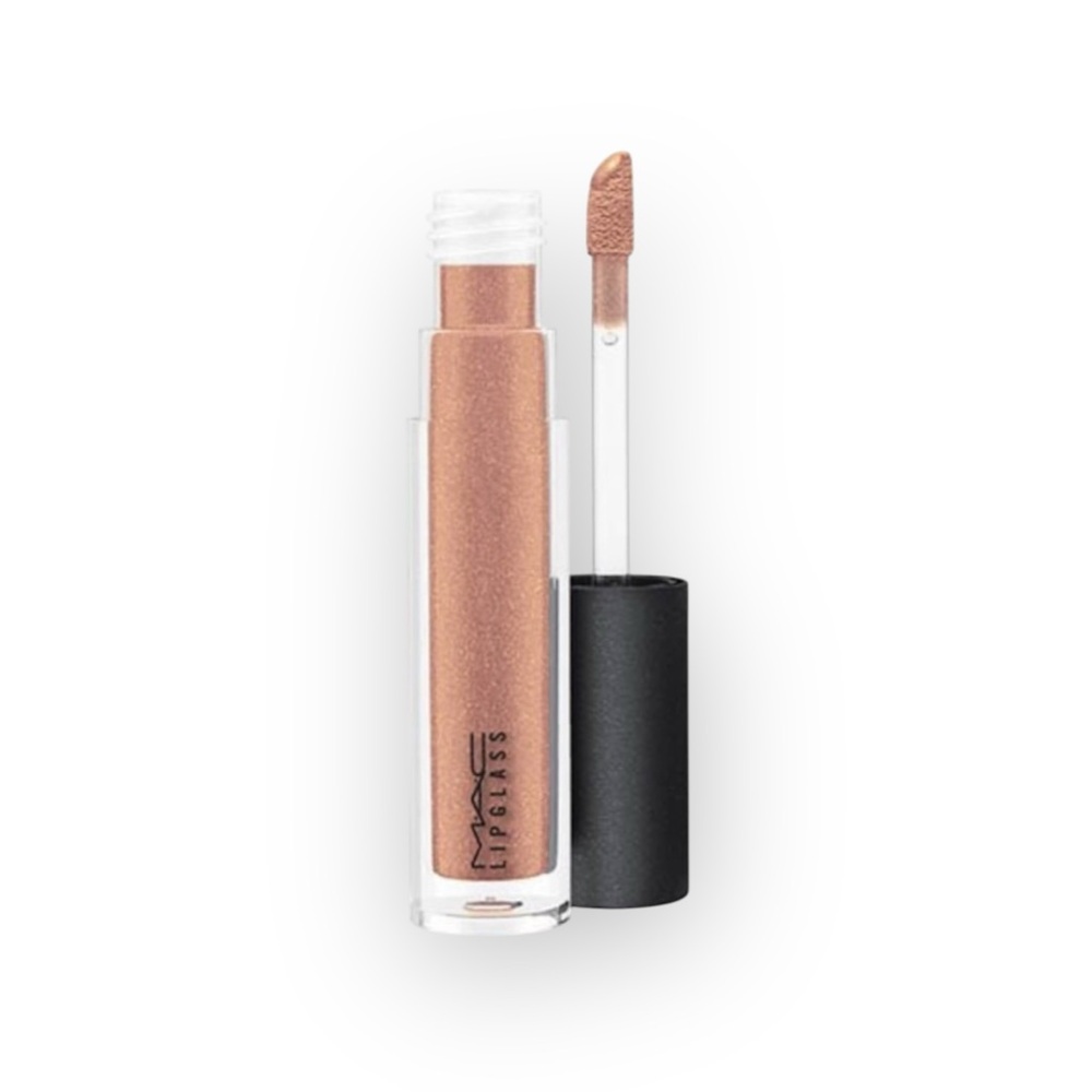 Best Seller: new Mac Cosmetics ★ Lipglass Lip Gloss ★ Oh Baby ★ Sparkling Bronze - Picture 3 of 16
